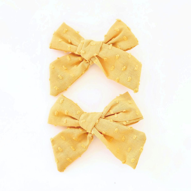 Pinza Par Amarillo Liso