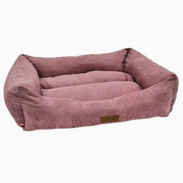 HugglePets Dog Lounger Beds - Pink
