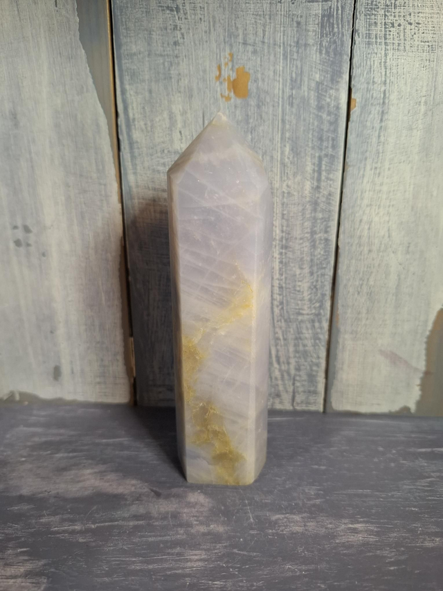 Blue Rose Quartz Tower 