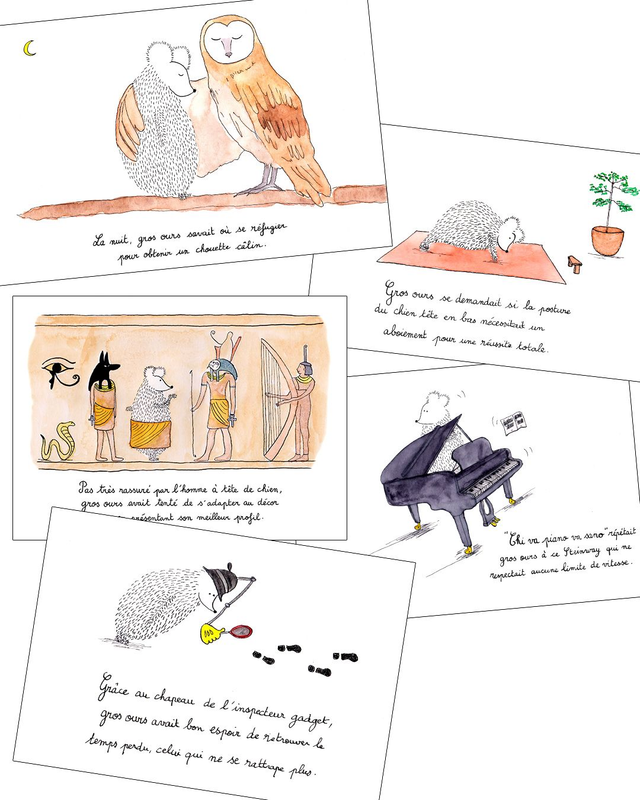 Chouette lot (5 cartes postales différentes)