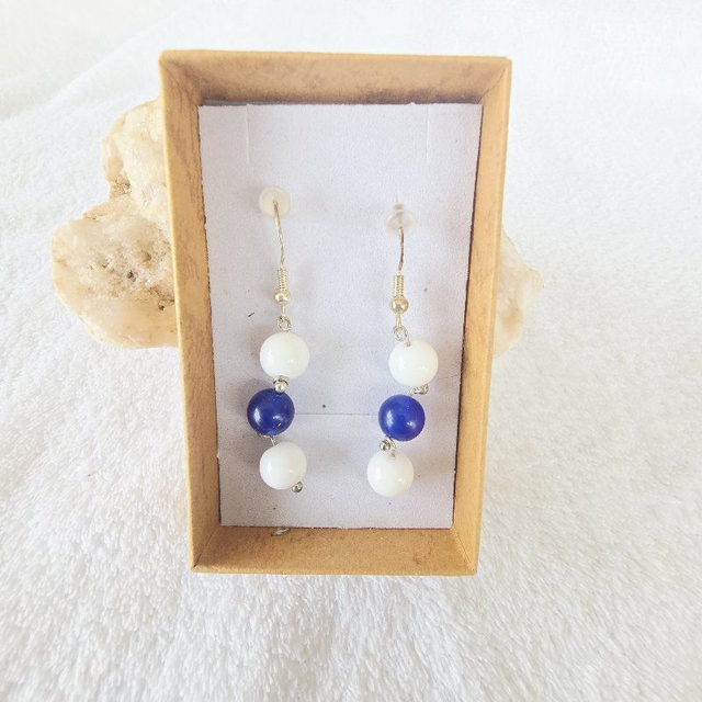 Boucles d&#039;oreilles perles  (1)