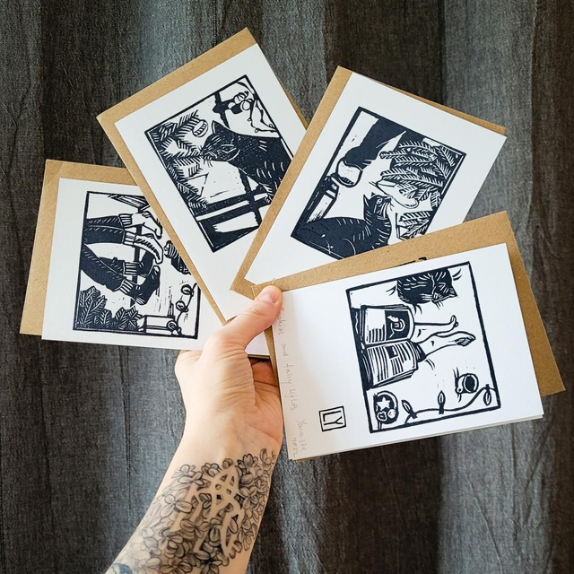 Holiday Frames 2022 postcards (in set or separately) A6