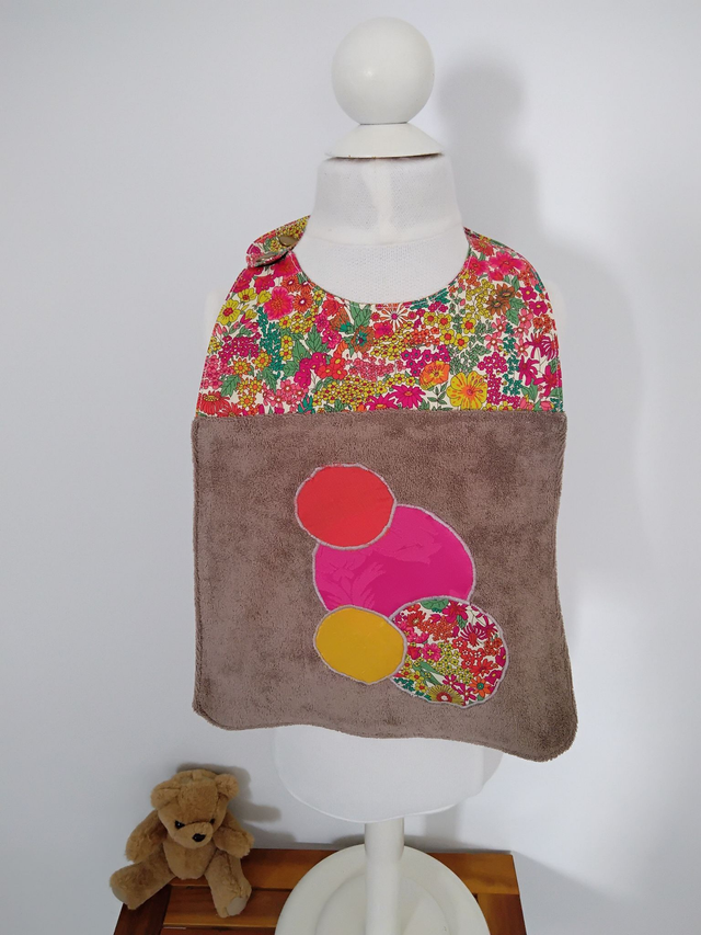 Bavoir Liberty Fleuri