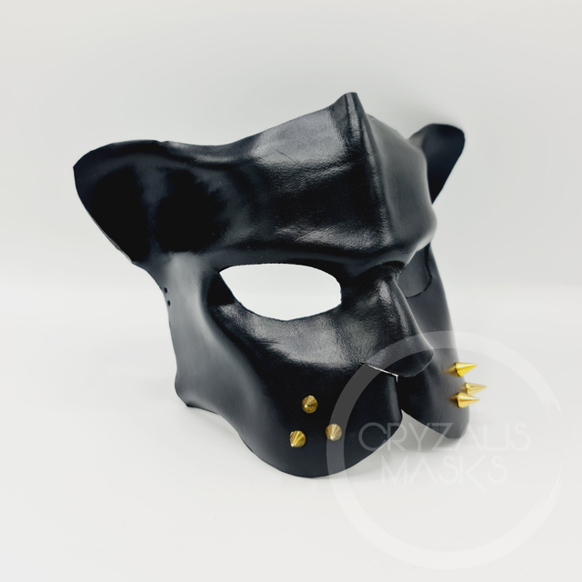 Black Panther leather mask