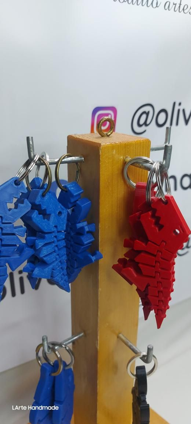 Porta chaves dinossauro 