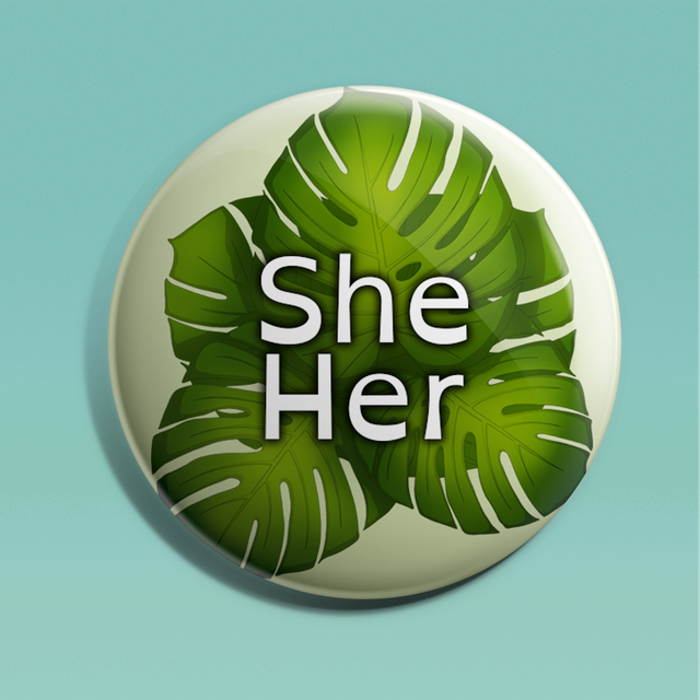 She/Her Badge