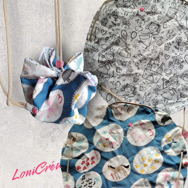 Pochon Coloriage Chiffre (Dessins princesse)