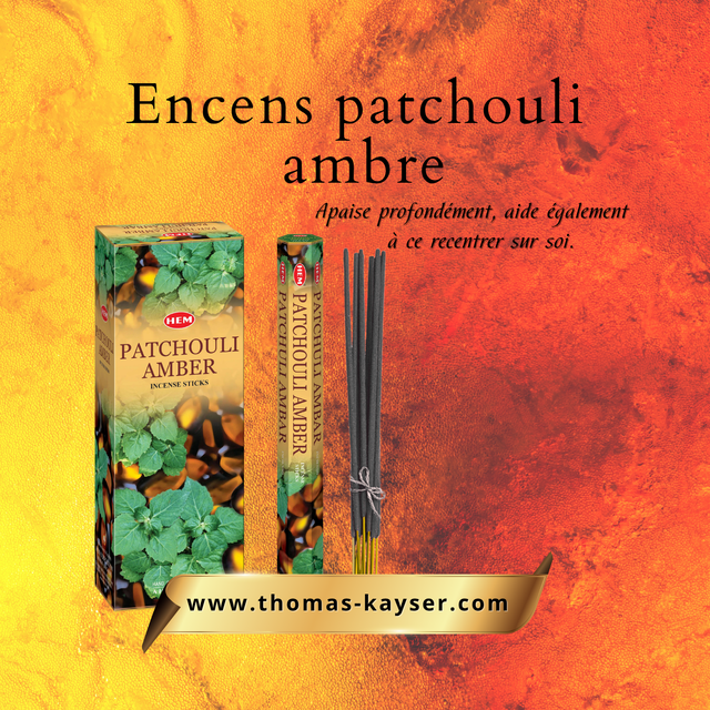 Encens HEM Ambre patchouli