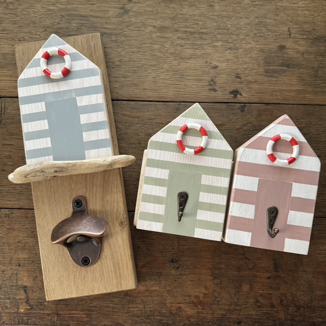 Oak Wall Mounted Bottle Opener 