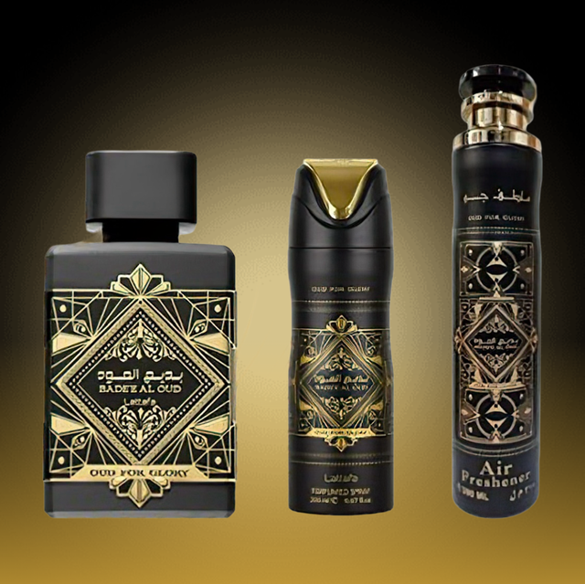 LATTAFA BADE’E AL OUD OUD FOR GLORY 3 PIECE SET