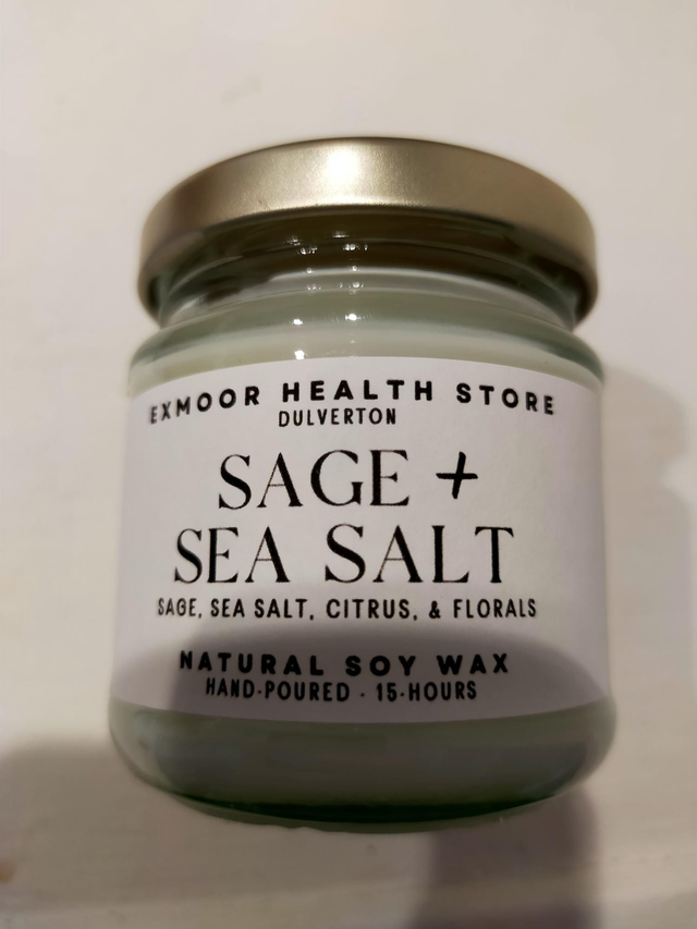 Candle Drop  Sage+Sea Salt Soy Candle sagsea