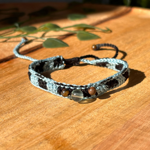 Fluorite & Oeil de tigre