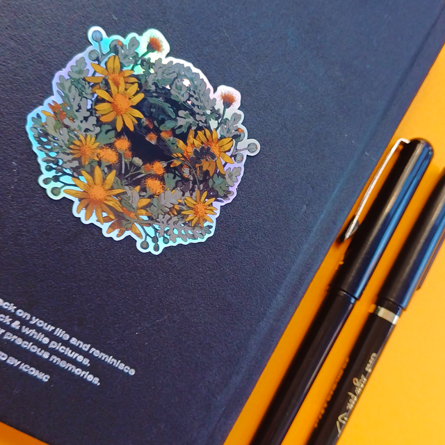 [OC] SILVER RAGWORT CROWN STICKER