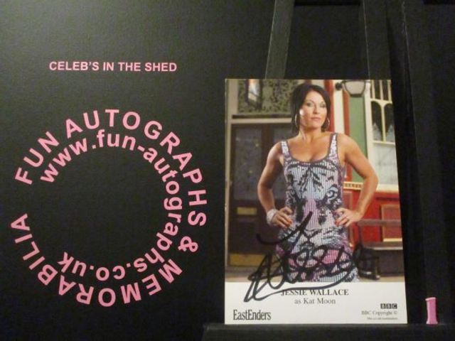 Jessie Wallace (Kate Moon) Authentic Autographed EastEnders 6x4 Cast Card (1)