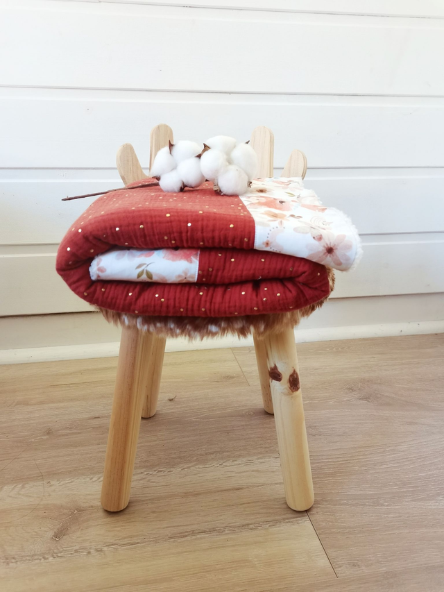 Plaid Moka Terracotta