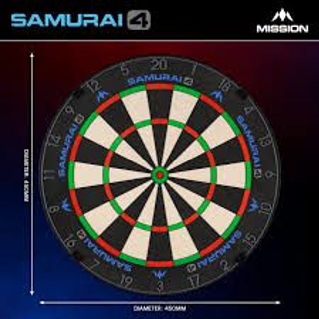 Mission Samurai 4 Professional Dartboard