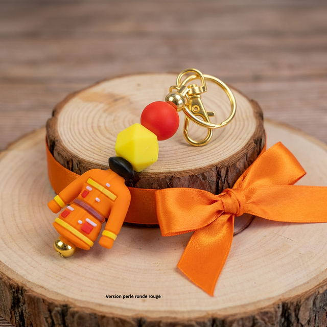 Porte-clé Pompier "Veste de feu"