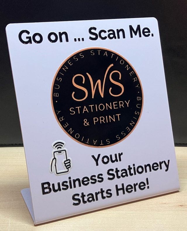 NFC Stand Plaque