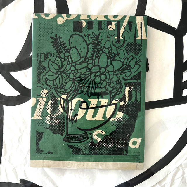 Xylo FRIDA Soda vintage 18x24 cm sans cadre