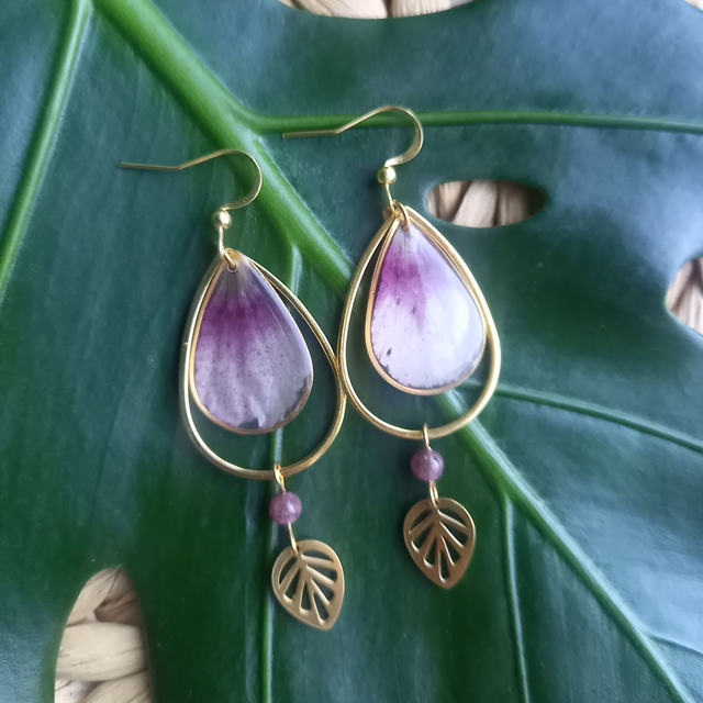 Boucles d'oreilles ∙ doré ∙ Dianthus