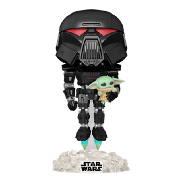 Star Wars: Dark Trooper with Grogu Pop! #488