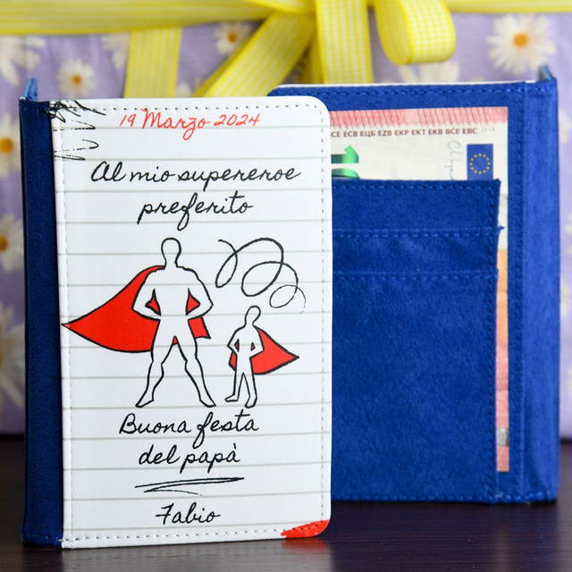 Portafoglio più porta documenti  