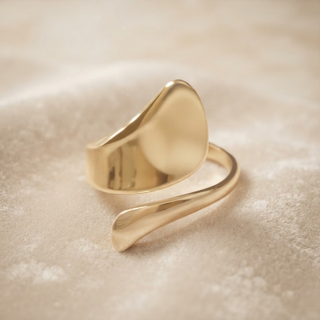 Anello Forma Libera Gold