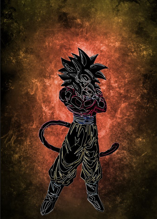 Poster Goku SSJ4