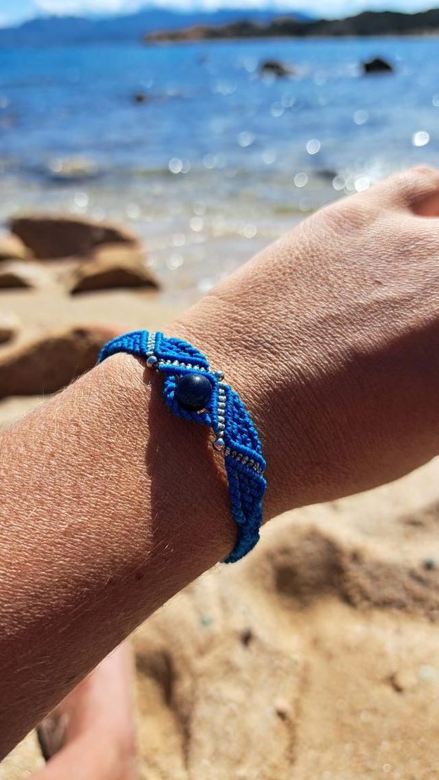 Bracelet micro-macramé Sardaigne