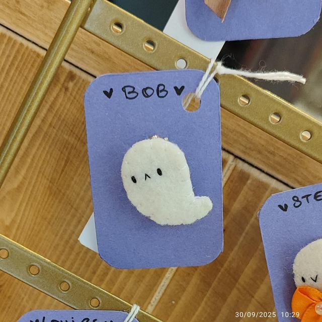 Broche fantôme &quot;Bob&quot;