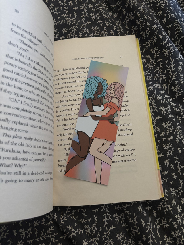 Two Girls Bookmark