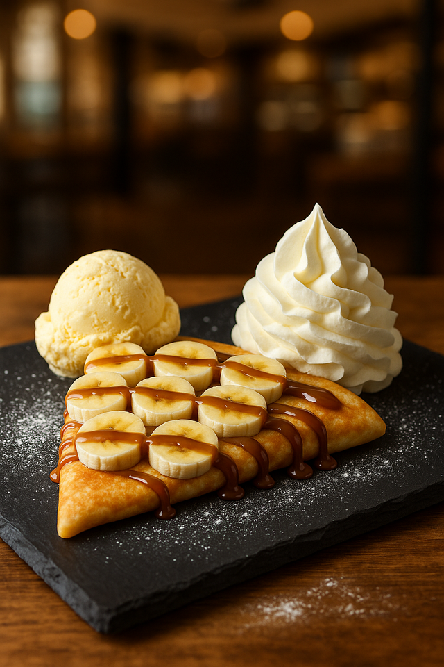 Crêpe Banana Split