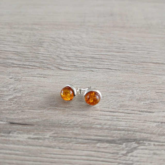 Elegante damesoorstekers met Barnsteen – 925 zilver  (9.010)