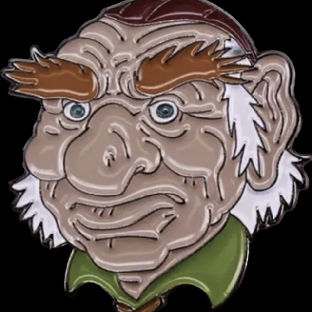 Hoggle Enamel Pin Brooch from The Labyrinth Movie
