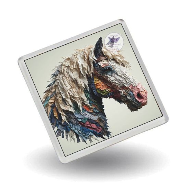 Artistic Horse print Fridge Magnet (H01)
