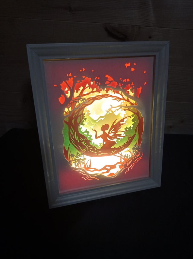 Boîte à lumière "Fée"