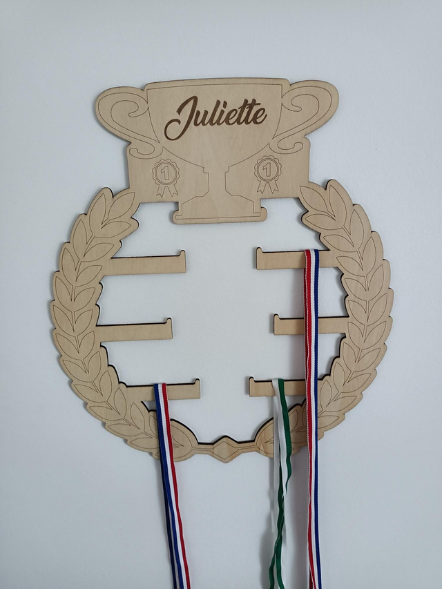 Porte médailles rond