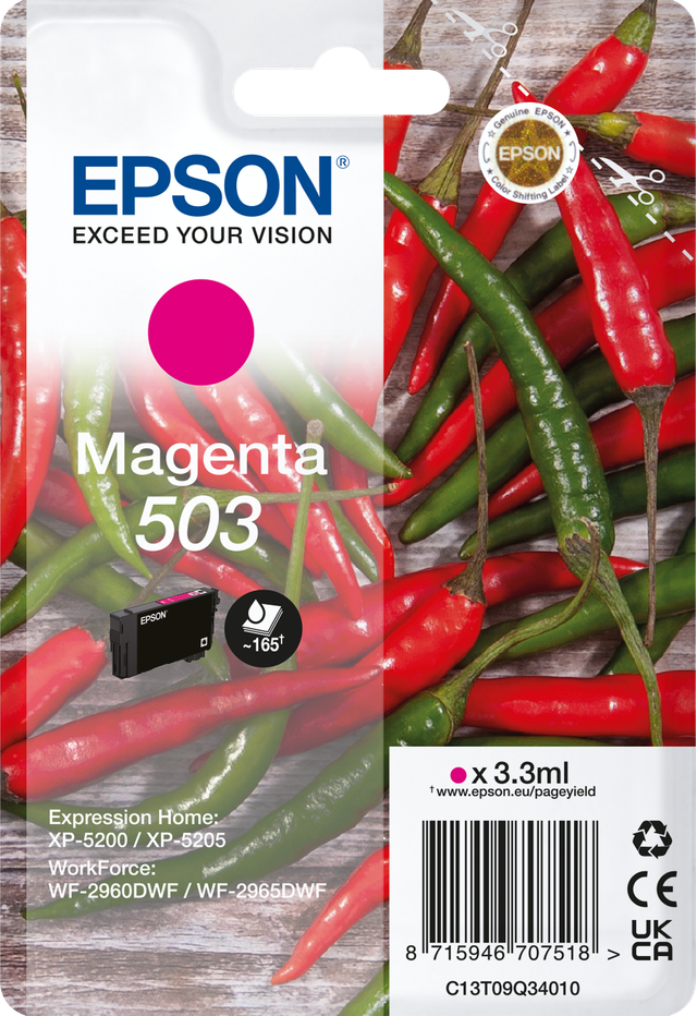  Epson Originale 503 magenta série piment 