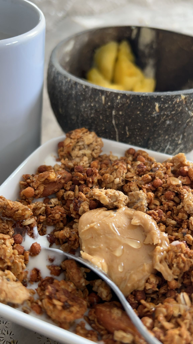 Granola Amande pécan & vanille (250g)