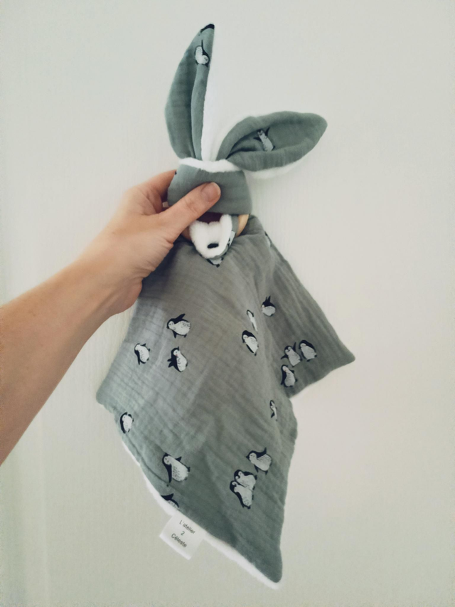 Doudou 3 en 1  pingouin 