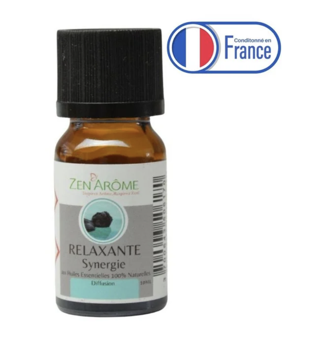 Synergie d'huiles essentielles – Relaxante - 10 ml - Utilisation pour la Diffusion - 