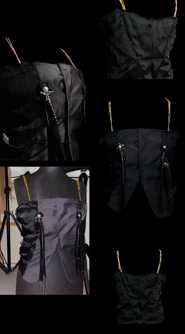 Bustier Upcycled - Luc(e) - M