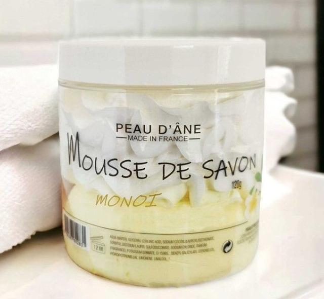 Mousse de savon monoï