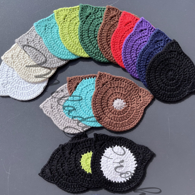 Dessous de verre tête de chats