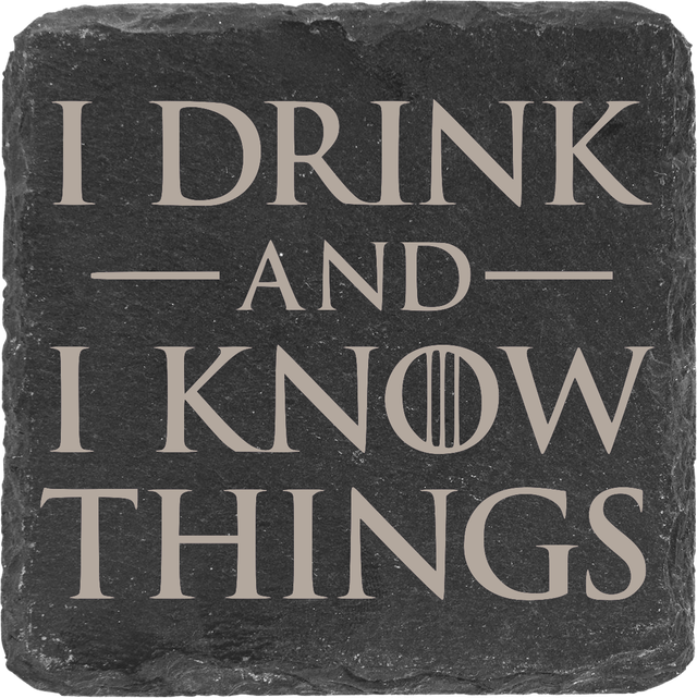 Game of Thrones Inspired | gravierter Schieferuntersetzer