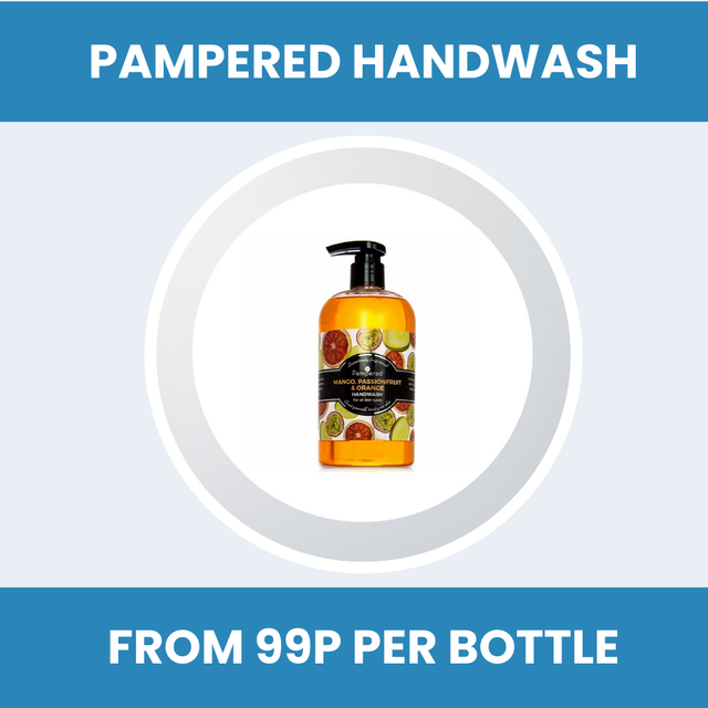 Pampered Handwash 500ML (Mango, Passionfruit &amp; Orange)