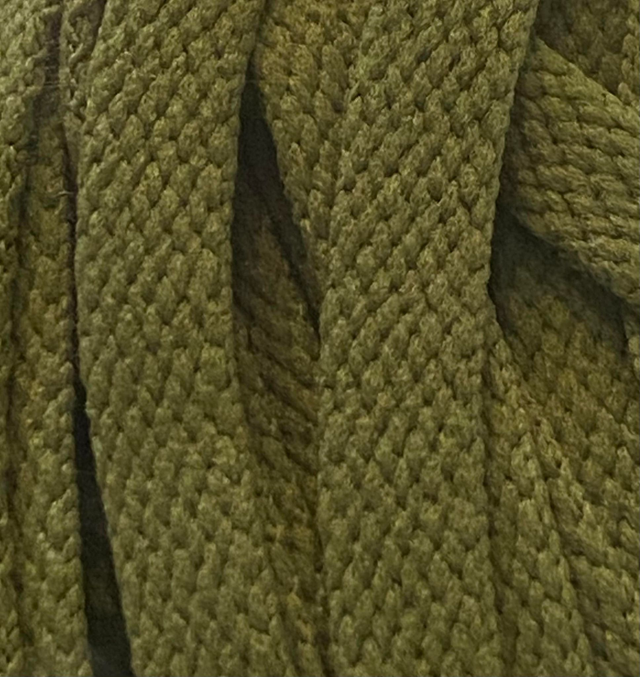 Paire de lacets 120cm VERT KAKI 