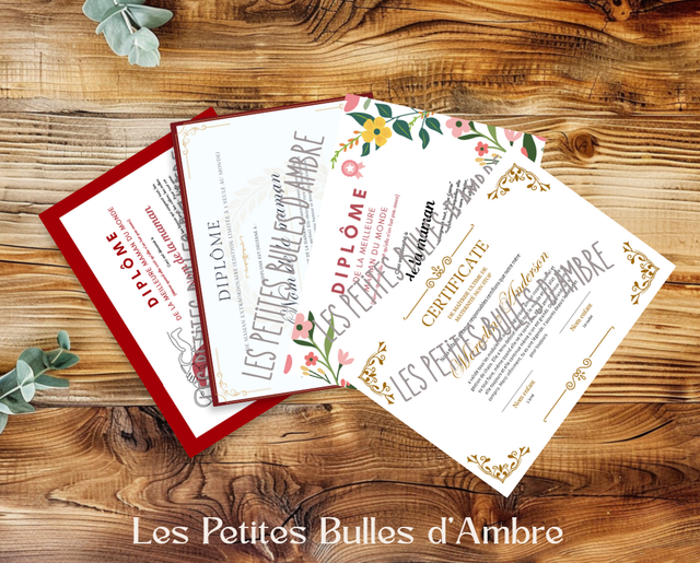 Fête des Mères - Diplomes