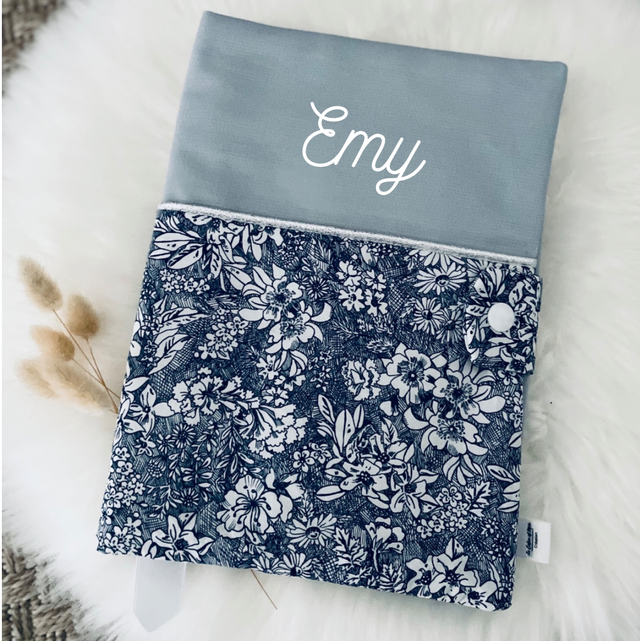 Protège carnet de santé imprimé bohème avec prénom