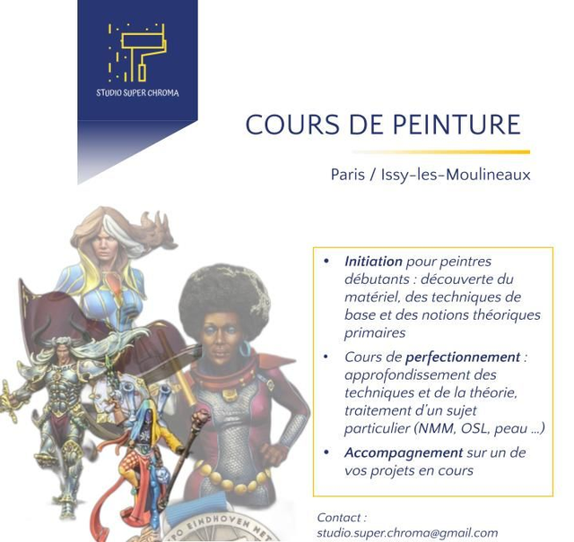 Cours de peinture - 1 journée  2 personnes